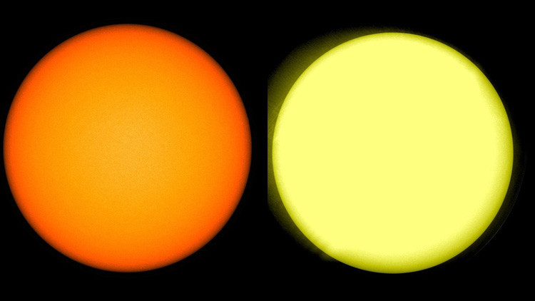 ▷ 3 Imágenes del sol que está quedando blanco