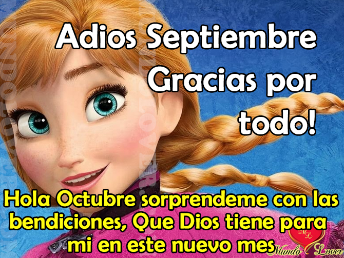 ▷ 6 Imágenes de adiós septiembre y bienvenido octubre