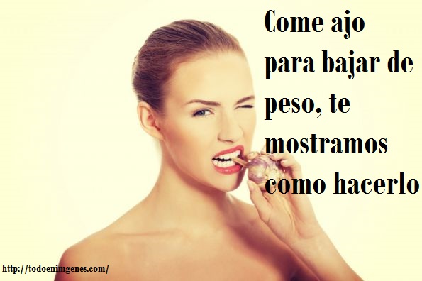 ▷ Comer ajo para adelgazar medicina natural