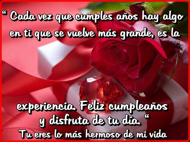 feliz cumpleaños para mi esposa