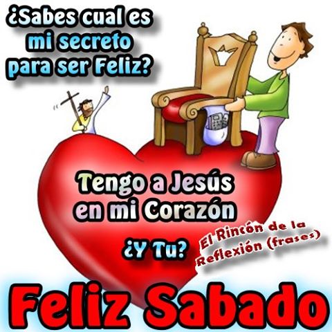 Feliz sábado que Dios derrame bendiciones en tu vida