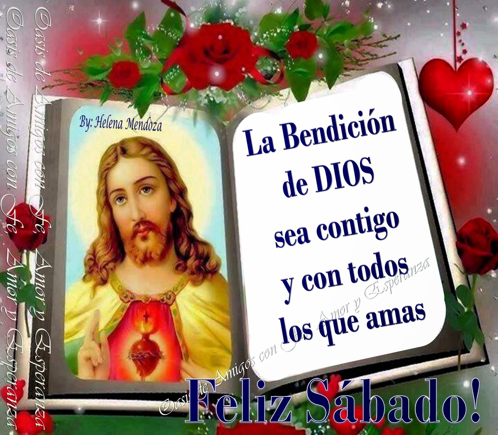 Feliz sábado que Dios derrame bendiciones en tu vida