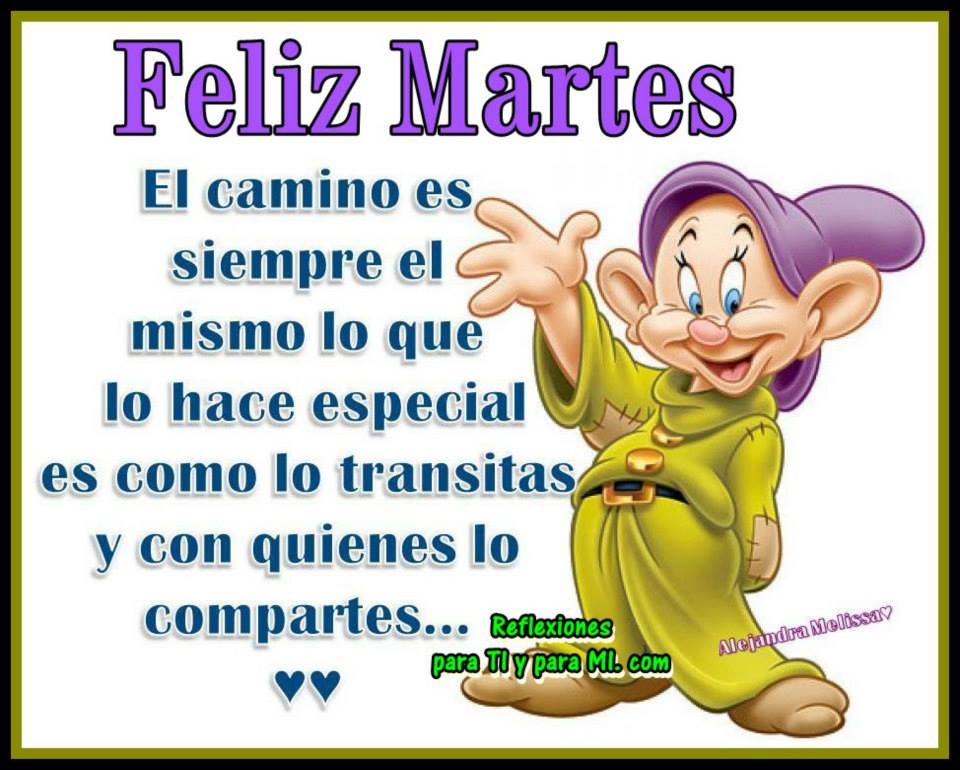 ▷ Gif de buenos días feliz martes