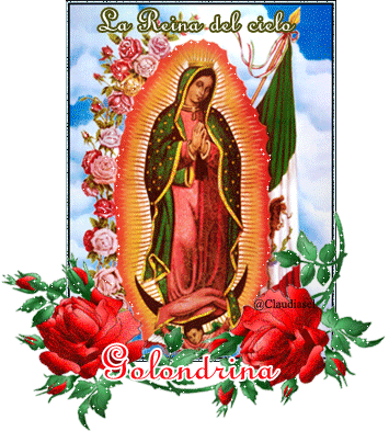▷ Gif de la virgen de guadalupe