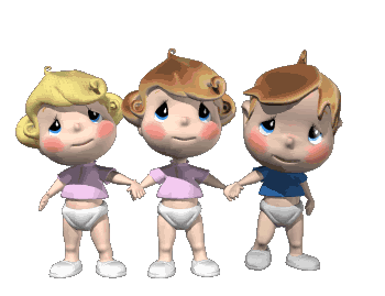 ▷ Gif de niños felices