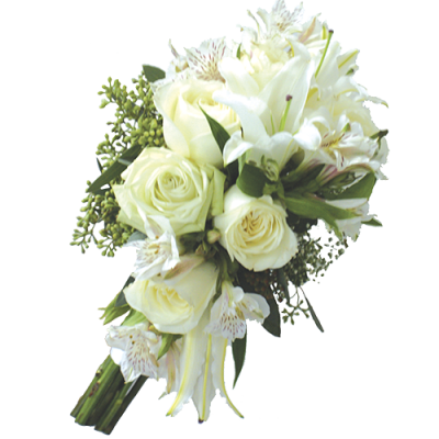 ▷ Gif de rosas blancas para novia