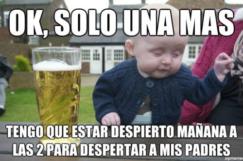 ▷ Imagenes chistosas de bebes borrachos
