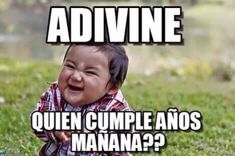 ▷ Imágenes chistosas mañana es tu cumpleaños