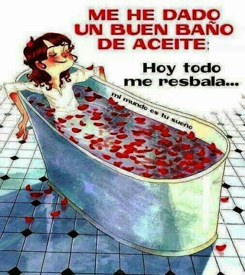 ▷ Imágenes con frases hoy todo me resbala