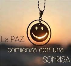 ▷ Imágenes con frases la paz comienza con una sonrisa
