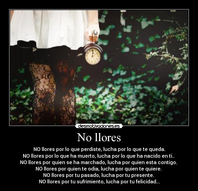 ▷ Imágenes con frases no llores por tu sufrimiento