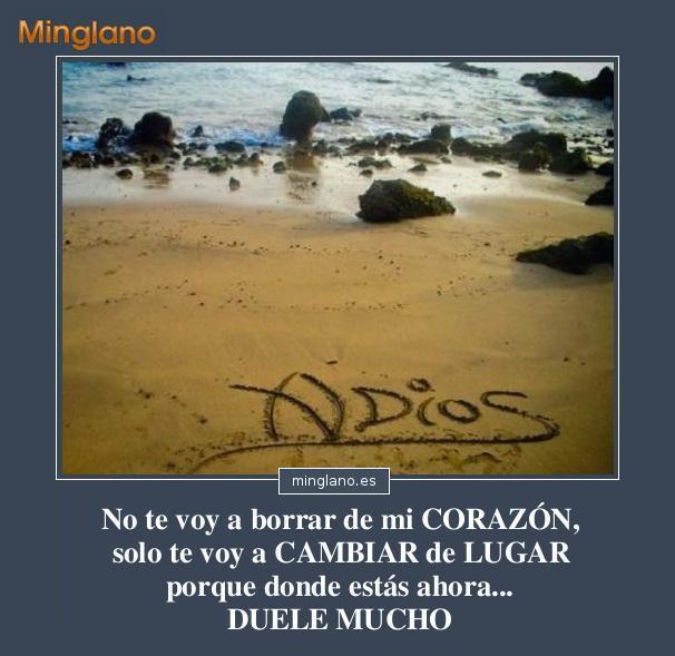 Imágenes con frases para despedirse de un amor