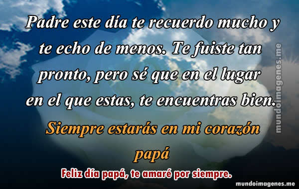 en memoria de un padre