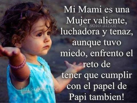 Imágenes con frases para una madre soltera