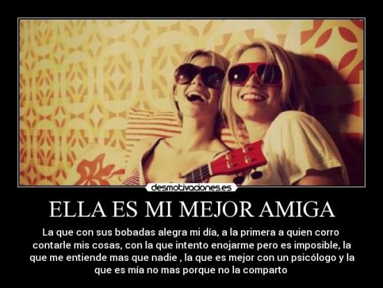 Imágenes con frases para una mejor amiga