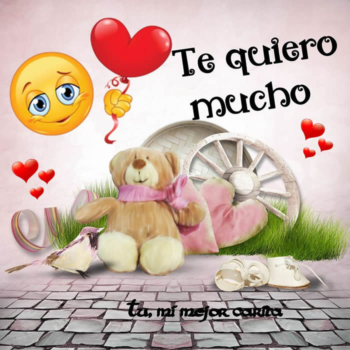 Imágenes con frases pero te quiero con todo el corazón