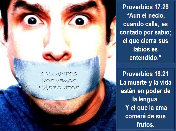 CALLADITOS NOS VEMOS MAS BONITOS PROVERBIOS 17 Y 18