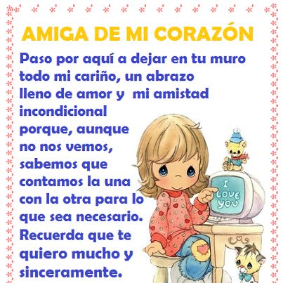 Imágenes con frases te quiero mucho amiga para siempre