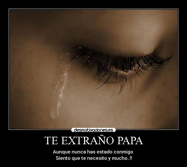 Imágenes con frases Tristes Papá como te extraño