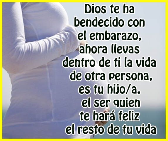 Imágenes con mensajes bonitos para una mujer embarazada
