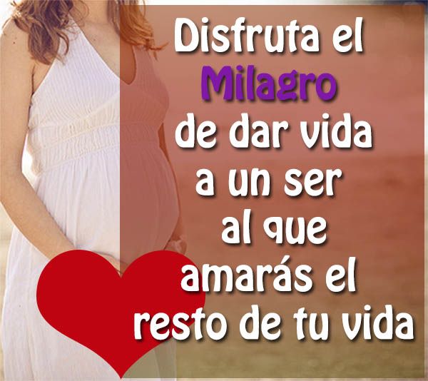 Imágenes con mensajes bonitos para una mujer embarazada