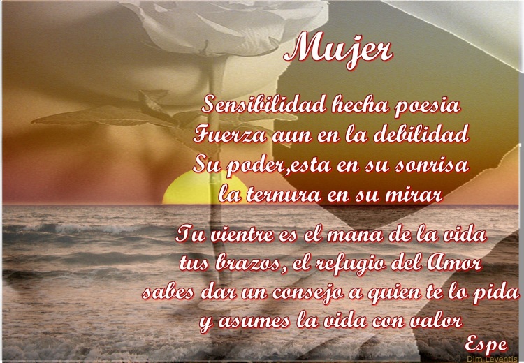 ▷ Imágenes con poemas para la mujer