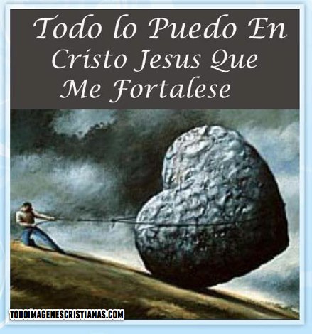 ▷ Imágenes cristianas con frases el señor te fortalece