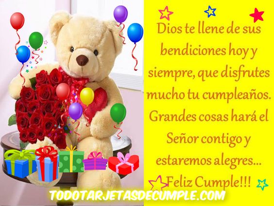 ▷ Imágenes cristianas con frases que Dios te llene de felicidad