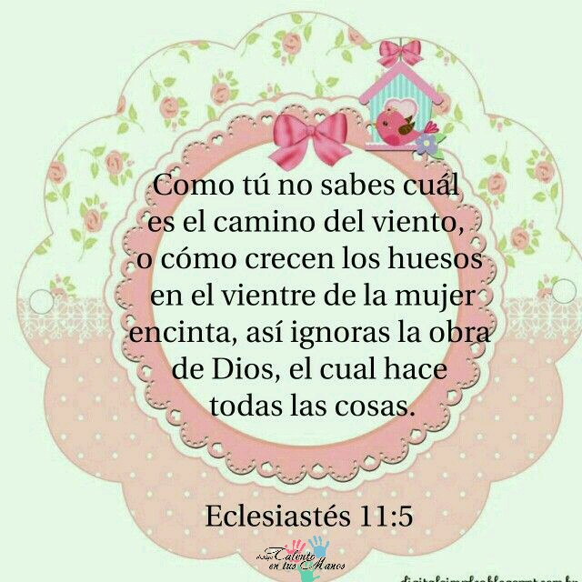 ▷ Imágenes cristianas de eclesiastés 11:5