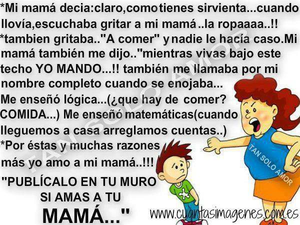 ▷ Imágenes de amo a mi mamá