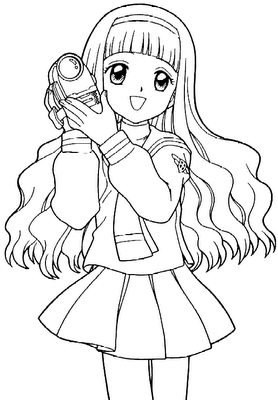 ▷ Imágenes de anime para colorear