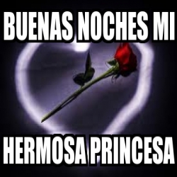 buenas noches princesa