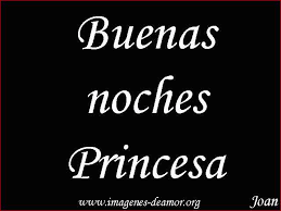 princesa buenas noches