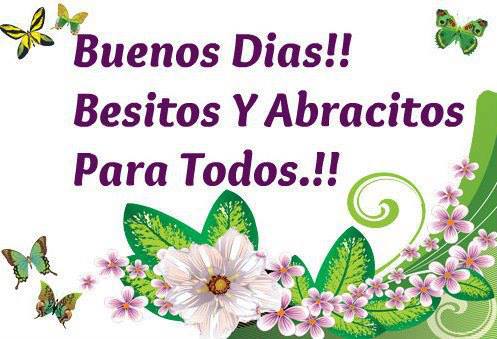 feliz día para todos nuestro amigos