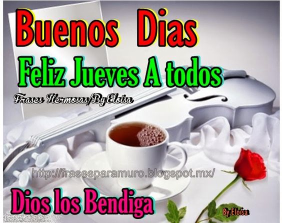 feliz jueves para todos