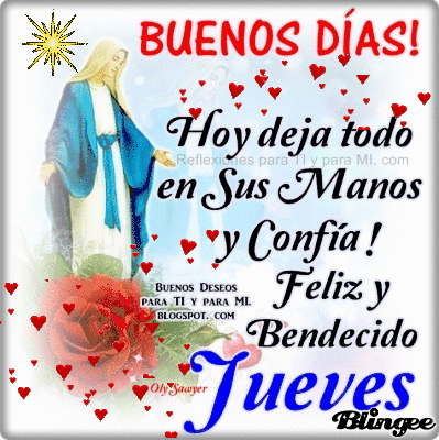 feliz jueves-buenos días