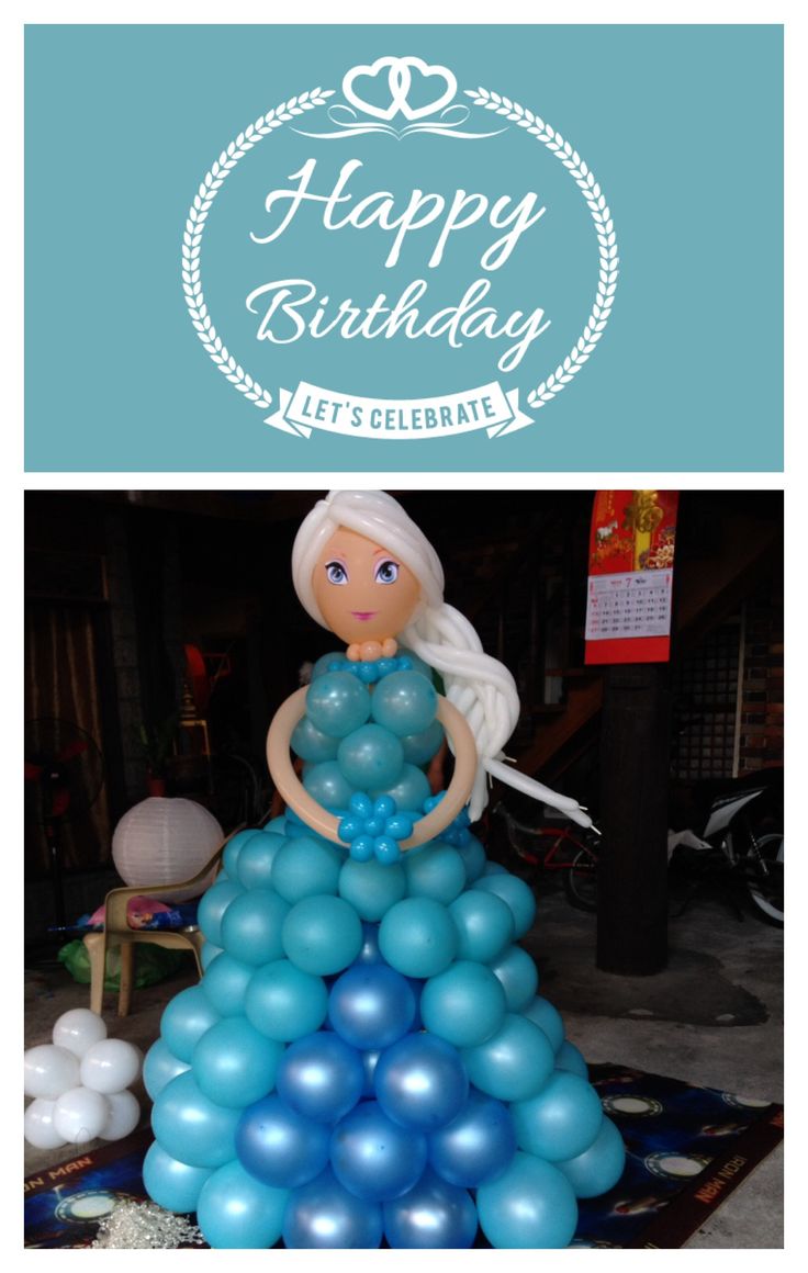 ▷ Imagenes de decoraciones con globos de frozen