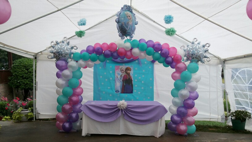 decoraciones-con-globos-de-frozen