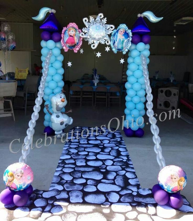 decoraciones-con-globos-de-frozen-5