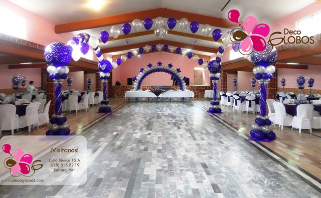 ▷ Imagenes de decoraciones con globos para 15 años