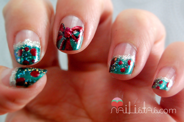 ▷ Imágenes de decoraciones navideñas para uñas