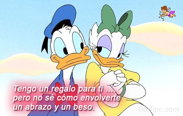 ▷ Imágenes de el pato donald enamorado