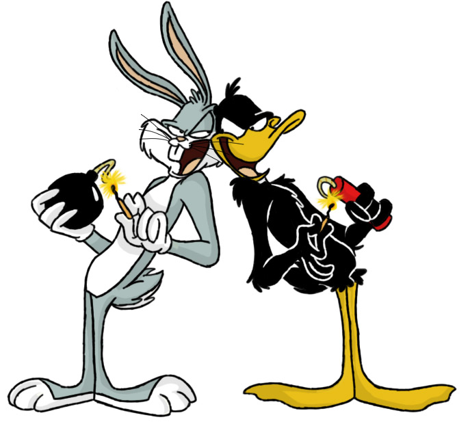 bugs_bunny_y_el_pato_lucas_by_winter_freak