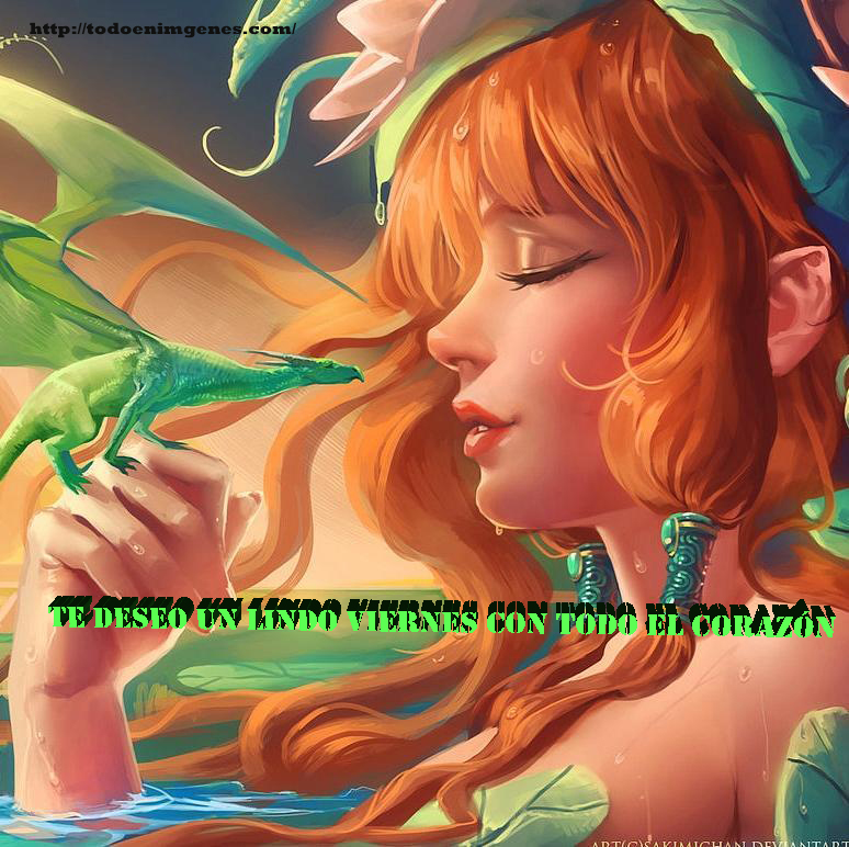 ▷ Imágenes de fantasía para decir feliz viernes en 3d