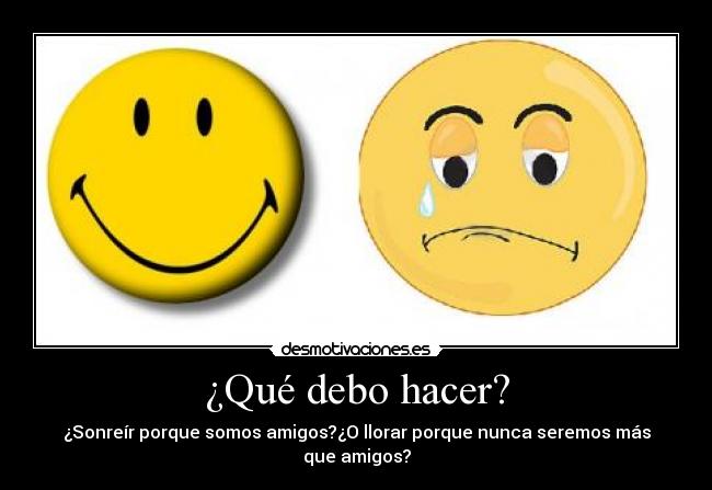 Imágenes de felicidad y tristeza con frases