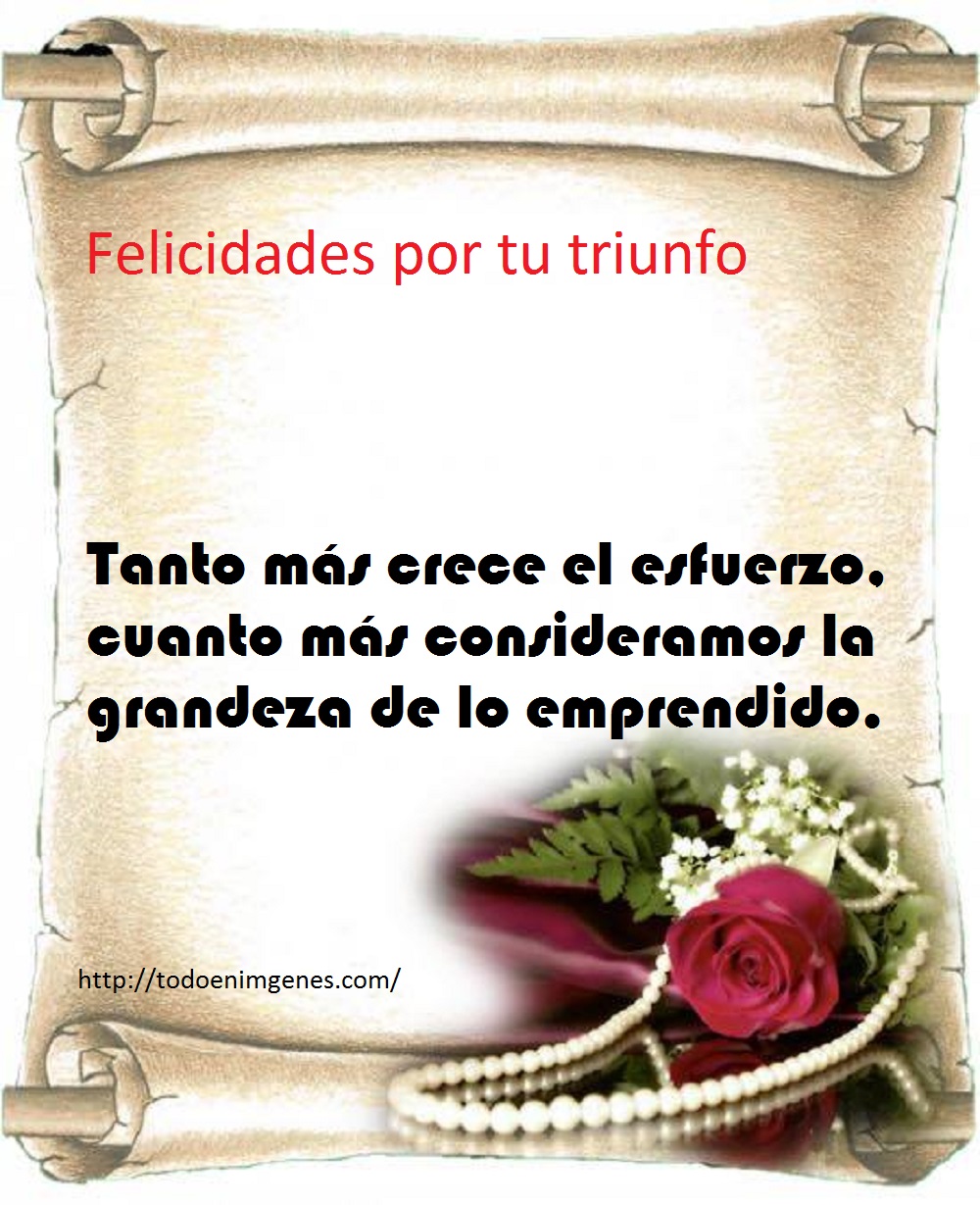 ▷ Imágenes de felicidades por tu triunfo