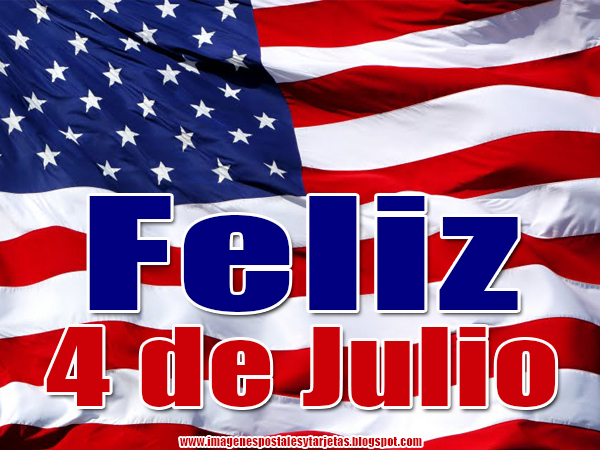 4 de julio feliz día