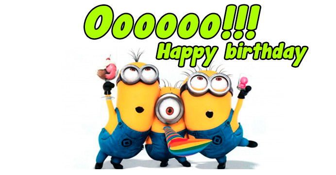 ▷ Imágenes de feliz cumpleaños con los minions