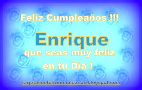 1-enrique n cumpleaños rosas azules