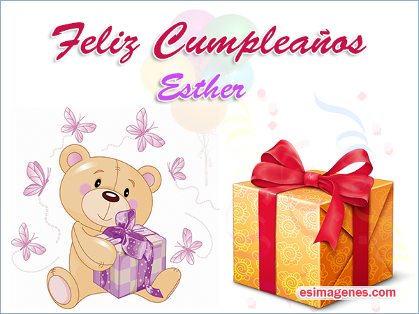 feliz cumpleaños -esther